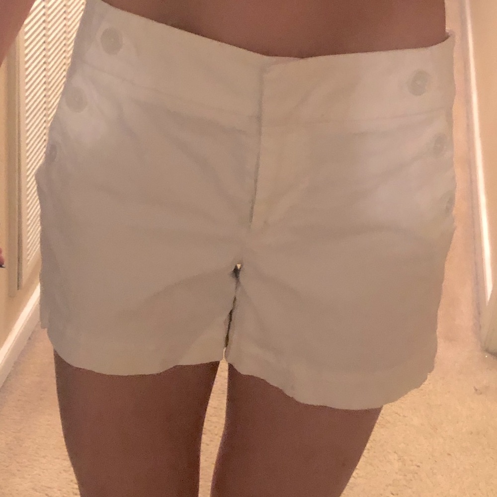White Sailor Shorts